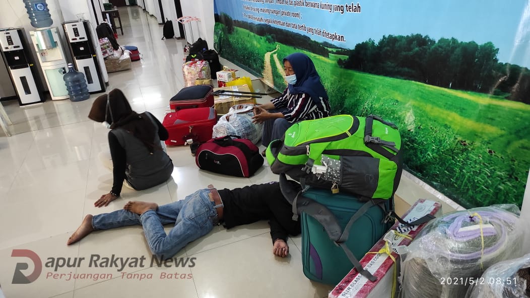 Tidak Betah Dikarantina, Pahlawan Devisa di RIDC Memaksa Pulang