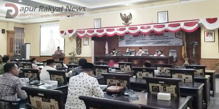 Photo : Rapat Rencana Pembangunan Jangka Menengah Daerah Sumenep di Gedung Paripurna DPRD Kabupaten Sumenep, Madura, Jawa Timur [dok]
