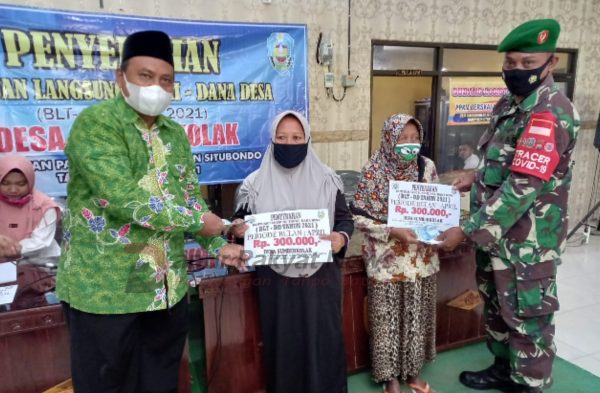 Di Tengah Pandemi Pemdes Sumberkolak Cairkan BLT DD Tahap IV