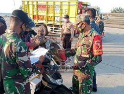Satgas Terpadu Kecamatan Jangkar, Periksa Penumpang KMP Satya Kencana