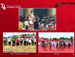 Usai Upacara HUT RI ke 76 di Istana Negara, Presiden Joko Widodo Sapa Masyarakat Poso dan Merauke