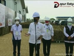 Presiden Joko Widodo Tinjau Pabrik Pengolahan Porang di Madiun