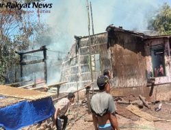 Kompor Gas Meledak, Uang Ratusan Juta Rupiah Ludes Terbakar