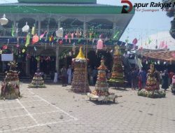 Kades Kalimas Adakan Maulid Nabi Muhammad SAW 1443 Hj dengan diawali Kirab 7 Ancak Agung