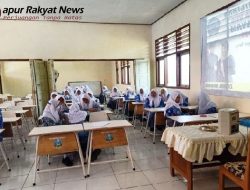 Pelaksanaan Vaksinasi SMAN I Gayam Kecamatan Gayam Mencapai 50 Persen