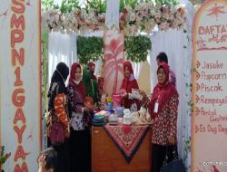 SMP N I Gayam ikuti  Bazar Produk Unggulan Kecamatan Gayam 2021