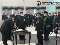 Bupati Melantik 230 Pejabat Administrator dan Pengawas