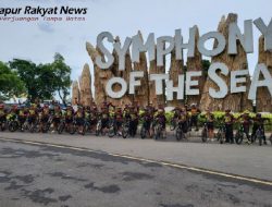 Danyonmarhanlan IV Tanjungpinang ikuti Acara Fun Bike Perwira Marinir di Ancol