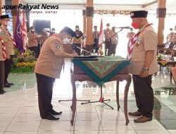 Ketua Kwartir Daerah Jatim Lantik Majelis Pembimbing Gerakan Pramuka Cabang Situbondo.
