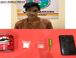 Mantap, Polres Tanah Bumbu Bekuk Dua Pengedar Narkotika Jenis Sabu