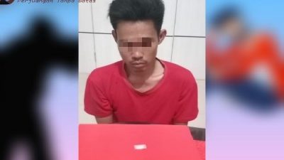 Jual Narkoba Riyan Dibekuk Polisi Usai Transaksi Sabu