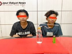 Gara gara Polisi Datang, Pesta Sabu Dua Pemuda Satui Jadi Berantakan