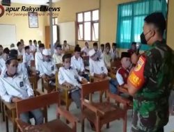 Temui Santri Ponpes Sumber Bunga, Babinsa 0823/03 Berikan Pemahaman Wasbang