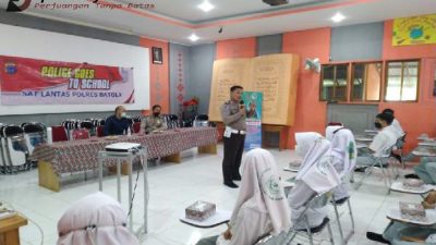 Operasi Keselamatan Intan, Satlantas Batola Sambangi SMAN 1 Batola