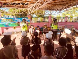 Satlantas Polres Batola Edukasi Siswa TK Kemala Bhayangkari tentang Lalu Lintas