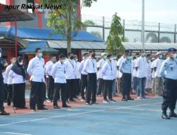 BNNK Banjarbaru Gelar Upacara Hari Kesadaran Nasional, di Halaman Lapas Banjarbaru