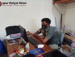 Kasi Humas Polres Batola Ikuti Rakernis Secara Virtual