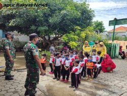 TK. Dharma Wanita Lakukan Kunjungan Ke Koramil 0827/20 Sapudi