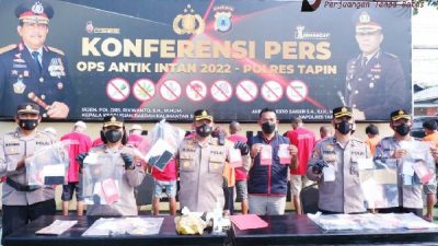Ops Antik Intan di Tapin, Polisi Sikat 21 Tersangka Kasus Narkoba