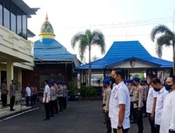 Ini yang Disampaikan Kasubdit Fasharkan Ditpolairud Polda Kalsel saat Pimpin Apel