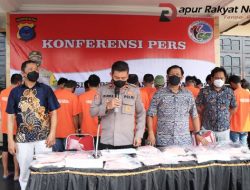 Ops Antik 2022 di Barito Kuala, Polisi Sita Sabu dan Tembakau Gorilla