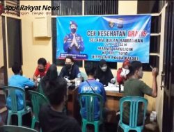 Marnit Batulicin Berikan Layanan Kesehatan Usai Shalat Tarawih