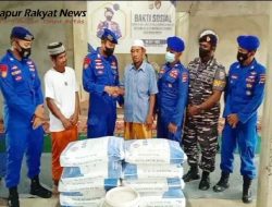 Bakti Religi Marnit Muara Kintap, Bersihkan Tempat Ibadah dan Serahkan Bantuan