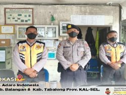 Pasca Lebaran, Personil Dit Pam Obvit Polda Kalsel Lakukan Patroli dan Pengamanan di PT Adaro Indonesia