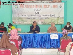 Pesan Kades Panji Kidul saat Menyalurkan BLT DD Anggaran 2022