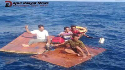Empat Orang Dievakuasi dari Tengah Laut, Setelah Perahu yang Mereka Tumpangi Karam di Perairan Sapudi