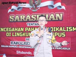 Di Momen Hari Lahirnya Pancasila, Kapolres Situbondo Adakan Sarasehan bersama Mahasiswa.
