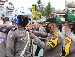 Kapolres Balangan Pimpin Apel Gelar Pasukan Ops Patuh Intan 2022