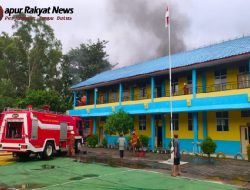 Kebakaran di SMA Santa Maria, 50 Unit Komputer Hangus Terbakar