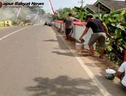 Menyambut HUT Kemerdekaan RI ke 77, Pemdes Saroka Gelar Bersih Bersih Lingkungan