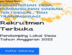 Rekrutmen Kekosongan Pendamping Lokal Desa, Syarat Minimal Ijazah SMA