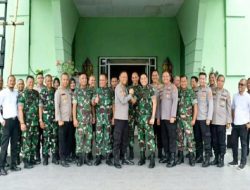 Jalin Sinergitas, Dandim 1007/Banjarmasin Terima Kunjungan Kapolresta Banjarmasin