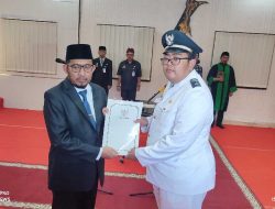 Ini Harapan Bupati kepada Kepala Desa yang Baru Dilantik Hasil Pemilihan Antar Waktu