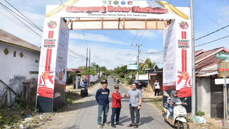Melihat Lebih Dekat Persiapan Kampung Bebas Narkoba Polres Tanah Laut 