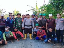 Lagi, Polisi Batola dan Tim Gabungan Berhasil Padamkan Api di Lahan Gambut