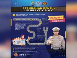Satlantas Polres Banjarbaru Terapkan Praktek SIM Terbaru