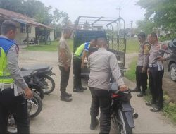 Polisi Amankan 5 unit Sepeda Motor yang Terjaring Razia Subuh di Lengayang
