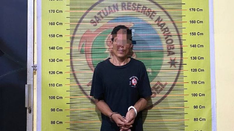 Satres Narkoba Polres Pessel Ringkus Seorang Pria di Tarusan, Diduga Pengedar Narkoba