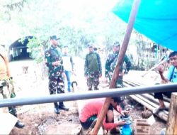Sumur Masa Depan di Area TMMD TNI Manunggal Membangun Desa kini sudah Mengalir