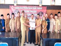 Bapenda Sumenep Gelar Sosialisasi Pembayaran Pajak Daerah Non Tunai dan Penyerahan SPPT, DHKP PBB-P2 Tahun 2024