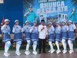 Miss Queen Asal Desa Tenggir Ikuti Lomba Senam Khas Kabupaten Situbondo.