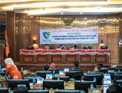 DPRD Pessel Gelar Paripurna Pandangan Umum Fraksi terhadap Nota Pengantar Ranperda APBD 2025