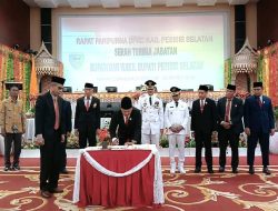 DPRD Pessel Gelar Rapat Paripurna Istimewa Serah Terima Jabatan Bupati dan Wakil Bupati 2025-2030