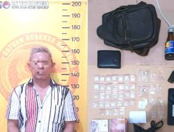 Polres Sumenep Bekuk Pria di Sapeken, dengan Barang Bukti 32 Poket Sabu Disita