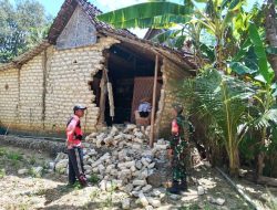Akibat Gempa Tektonik Berkekuatan 6,0 SR, 42 Rumah Rusak di Desa Gendang Barat.