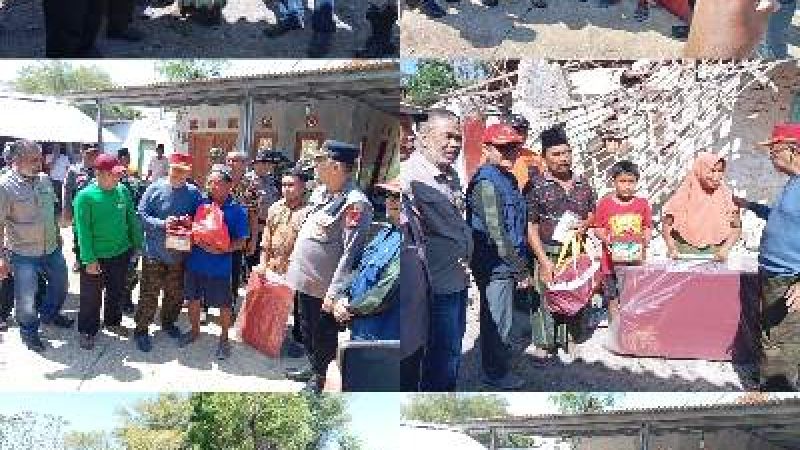 Pemkab Sumenep Salurkan Bantuan dan Lakukan Taksasi Bangunan Rusak Akibat Gempa di Pulau Sapudi